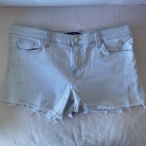 COPY - J Brand Jean shorts in pale blue denim